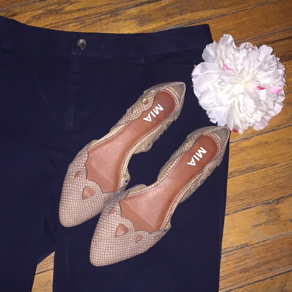 Navy blue Ralph Lauren straight leg slacks